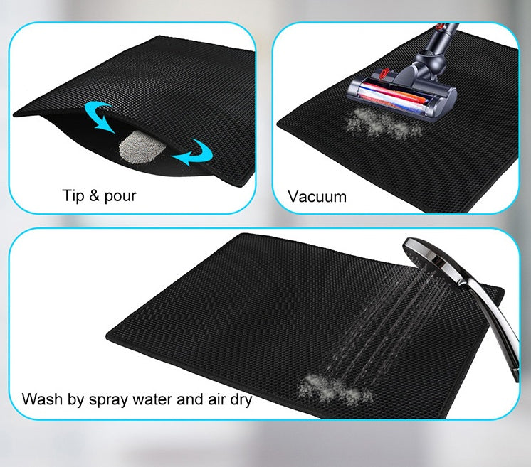 Waterproof Honeycomb Cat Litter Mat